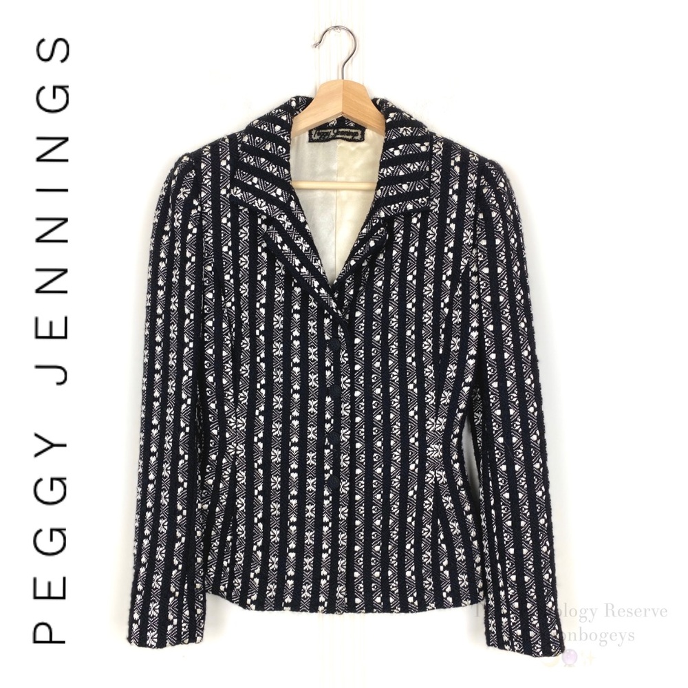 Peggy Jennings Button Front Blazer